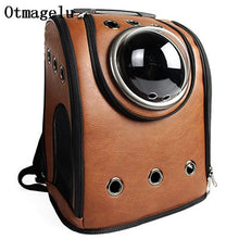 Load image into Gallery viewer, New Leather Space Capsule Pet Cat