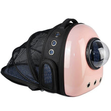 Load image into Gallery viewer, Outdoor Dog Breathable Space Capsule Backpack Portable Transparent Cat cage Puppy Travel Carrier Large capacity pet bag CW227